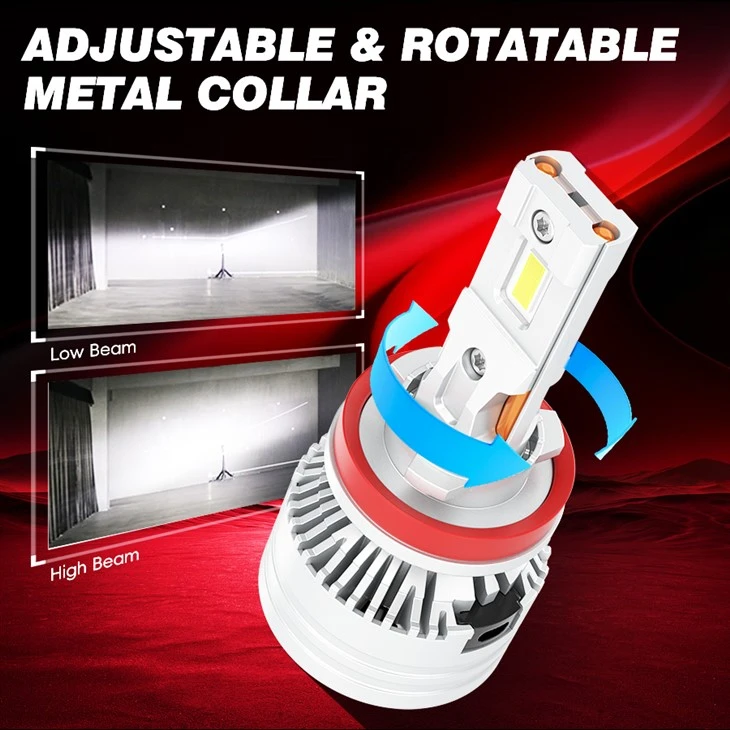 Smart Chip LED Headlight Anti-Flicker Voltage Stabilized best